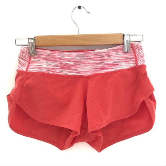 lululemon Run: Speed Shorts- pink space dye
